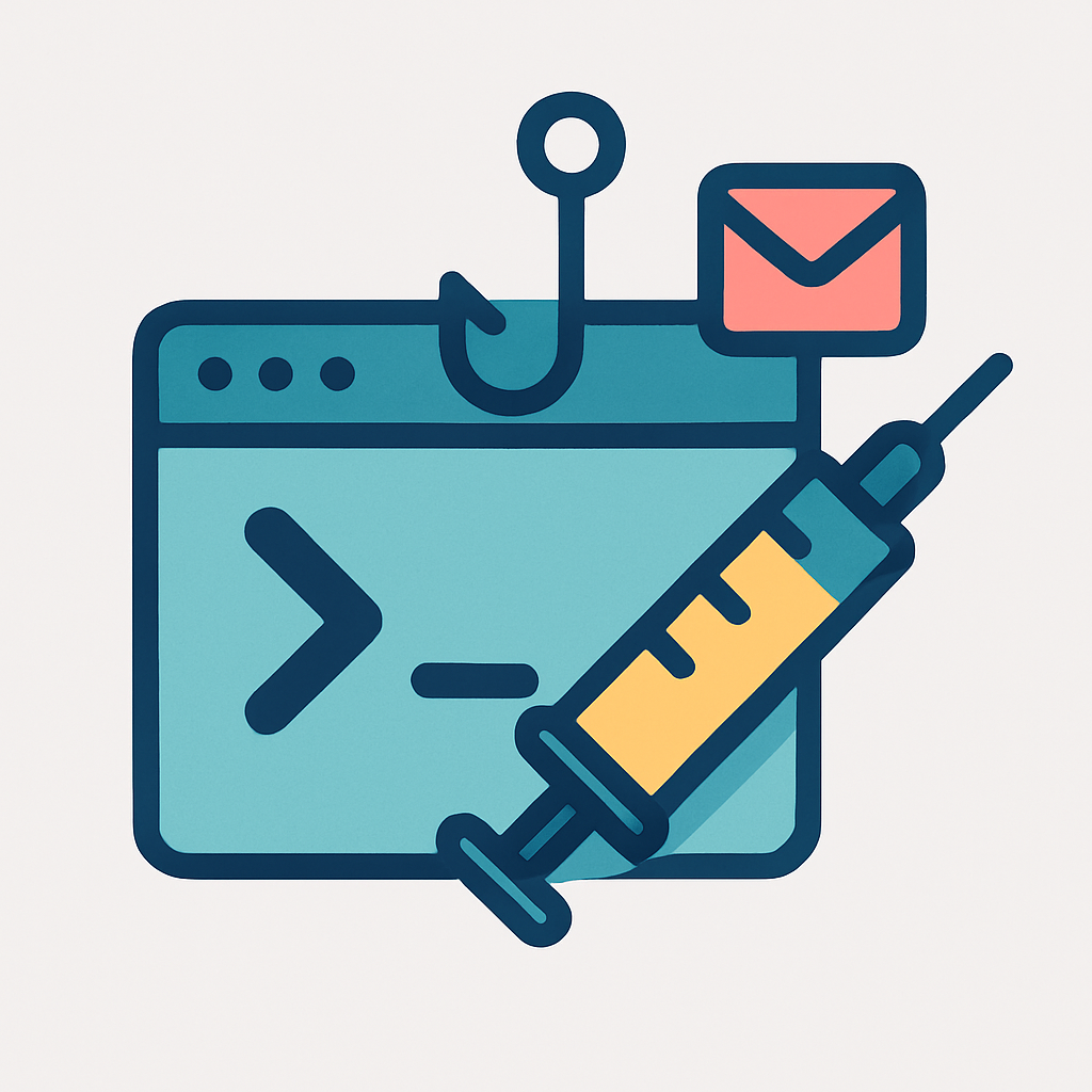 Leveraging Command Injection in Phishing for Data Harvesting